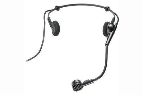 Audio-Technica ATM75CW Cardioid condenser headworn microphone with 55" cable terminated with locking 4-pin HRS-type connector for Audio-Technica wireless systems using UniPak transmitters - Creation Networks