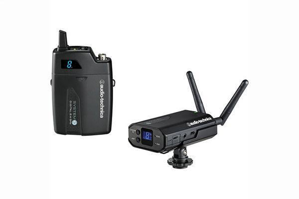 Audio-Technica ATW-1701/L System 10 Camera-mount Digital WirelessSystem includes: ATW-R1700 receiver and ATW-T1001 UniPak transmitter with MT830cW lavalier microphone, 2.4 GHz - Creation Networks