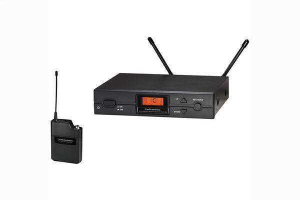 Audio-Technica ATW-2110BI 2000 Series Wireless System includes: ATW- R2100b receiver and ATW-T210a UniPak transmitter, 487.125-506.500 MHz (TV 16-20) - Discontinued Microphones Audio-Technica