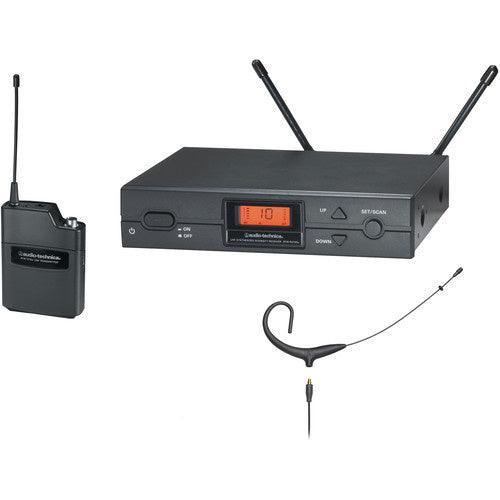 Audio-Technica ATW-2192XBI 2000-Series Earset Wireless Microphone System (Band I: 487.125 to 506.500 MHz, Black) - Creation Networks