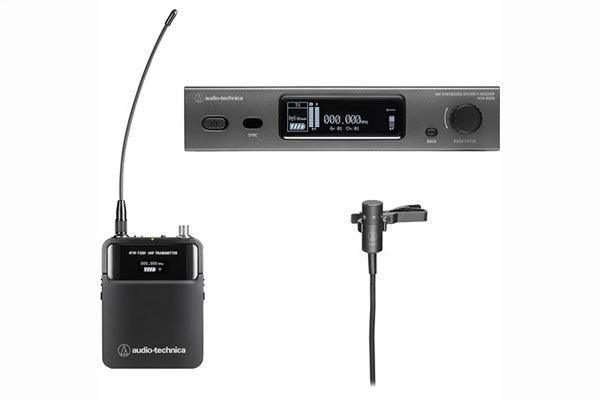 Audio-Technica ATW-3211/831EE1 3000 Series Wireless System (4th gen) includes: ATW-R3210 receiver and ATW-T3201 body-pack transmitter with AT831cH cardioid condenser lavalier microphone, 530-590 MHz - Creation Networks