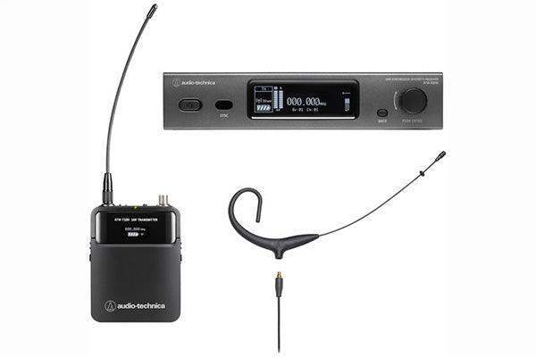Audio-Technica ATW-3211/892XDE2 3000 Series Wireless System (4th gen) includes: ATW-R3210 receiver and ATW-T3201 body-pack transmitter with BP892xcH MicroSet omnidirectional condenser headworn microphone, 470-530 MHz - Creation Networks