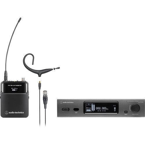 Audio-Technica ATW-3211N/893x 3000 Series Network Wireless Omni MicroEarset Microphone System (Black, DE2: 470 to 530 MHz) - Creation Networks