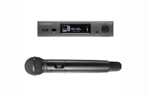 Audio-Technica ATW-3212/C510EE1 3000 Series Wireless System (4th gen) includes: ATW-R3210 receiver and ATW-T3202 handheld transmitter with ATW-C510 cardioid dynamic microphone capsule, 530-590 MHz - Creation Networks