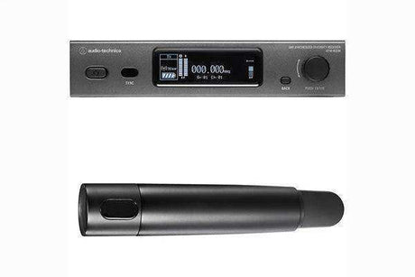 Audio-Technica ATW-3212EE1 3000 Series Wireless System (4th gen) includes: ATW-R3210 receiver and ATW-T3202 handheld transmitter (handle only, capsule sold separately), AT8631 joining plate, 530-590 MHz - Creation Networks
