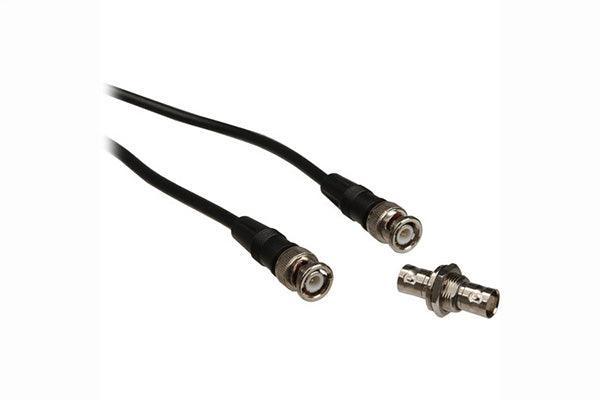 Audio-Technica ATW-BH1 Antenna bulkhead connector kit includes BNC-BNC bulkhead-type connectors with mounting hardware and cables - Creation Networks
