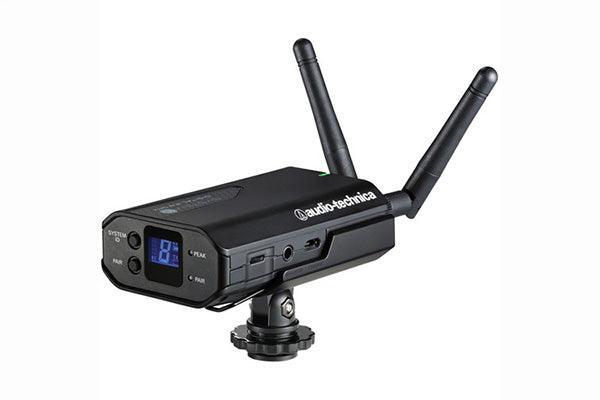 Audio-Technica ATW-R1700 Camera-mount single-channel receiver for System 10 Digital Wireless.  Includes single shoe mount and 3.5 mm to 3.5 mm cable. - Creation Networks