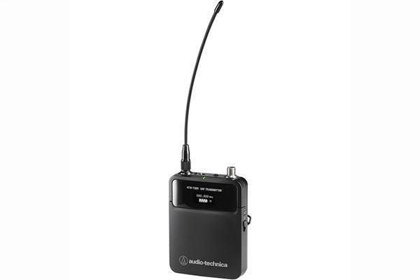 Audio-Technica ATW-T3201DE2 3000 Series (4th gen) body-pack transmitter with cH-style screw-down 4-pin connector, 470-530 MHz - Creation Networks