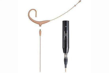 Audio-Technica BP892x-TH MicroSet Subminiature Omnidirectional Condenser Headworn Microphone (Beige) - Creation Networks