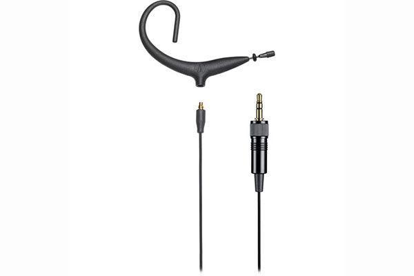 Audio-Technica BP893X MicroSet omnidirectional condenser headworn microphone with 55" detachable cable terminated with locking 4-pin connector, black - Creation Networks