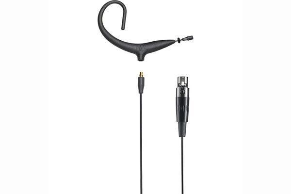 Audio-Technica BP893X MicroSet omnidirectional condenser headworn microphone with 55" detachable cable terminated with locking 4-pin connector, black - Creation Networks