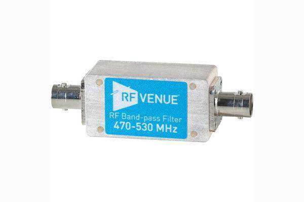 RF Venue BPF470T530 Band-pass Filter 470-530 MHz Assistive Listening RF Venue
