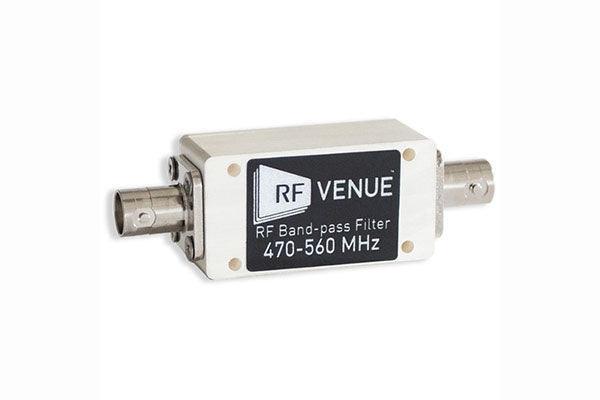 Audio-Technica BPF470T560 RF Venue band-pass filter (470-560 MHz) helps eliminate "out of band" signals that can saturate the front end of wireless microphone receivers and can greatly improve dynamic range by reducing noise and third party interference. - Creation Networks