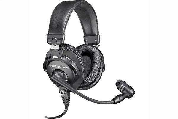 Audio-Technica BPHS1 Broadcast stereo headset with dynamic boom microphone - Creation Networks