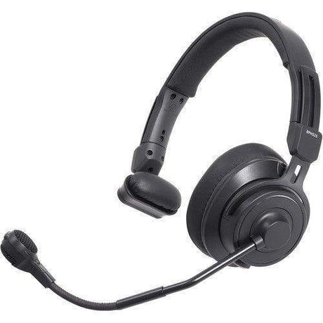 Audio-Technica BPHS2S-UT Single-ear broadcast headset with hypercardioid dynamic boom microphone, unterminated - Creation Networks