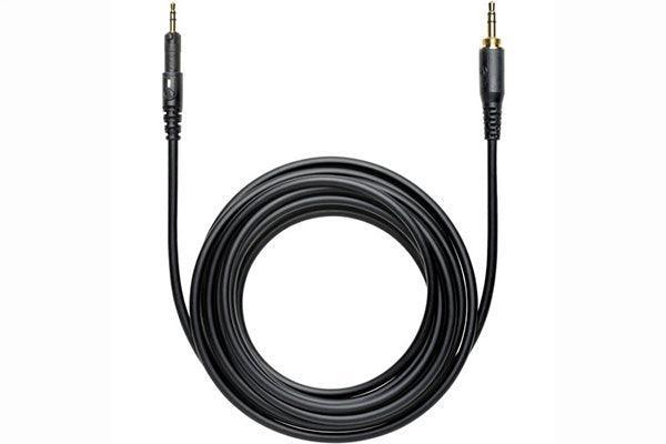 Audio-Technica HP-LC 3 m (9.8') straight (black), replacement cablefor ATH-M40x and ATH-M50x. Includes 6.3 mm (1/4") screw-on adapter. - Creation Networks