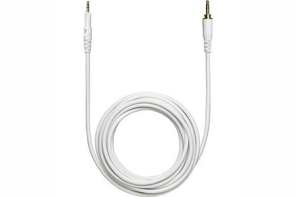 Audio-Technica HP-LC-WH 3 m (9.8') straight (white), replacement cablefor ATH-M50xWH. Includes 6.3 mm (1/4") screw-on adapter. - Creation Networks