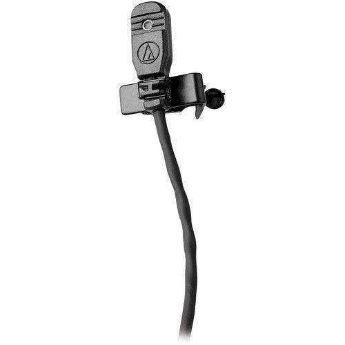 Audio-Technica MT830CH MT830c miniature omnidirectional condenser lavalier microphone terminated with cH-style screw-down 4-pin connector for use with cH-style body-pack transmitter - Creation Networks