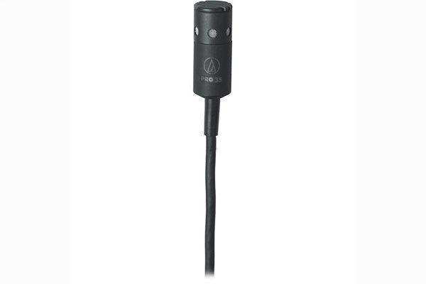 Audio-Technica PRO35CH PRO 35 cardioid condenser clip-on instrument microphone only, with 55" cable terminated with cH-style screw-down 4-pin connector for use with cH-style body-pack transmitter - Creation Networks