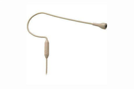 Audio-Technica PRO92CW-TH Omnidirectional condenser headworn microphone with 55" cable terminated with locking 4-pin HRS-type connector for Audio-Technica wireless systems using UniPak transmitters, beige - Creation Networks