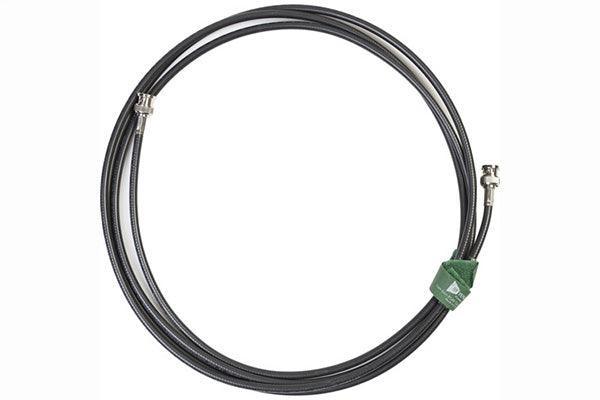 Audio-Technica RG8X100 Low loss RF Venue RG8X coaxial cable, 50 ohm double shielded braid over foil design, BNC male connectors, 100 feet - Creation Networks