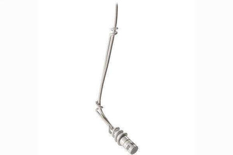 Audio-Technica U853RW Miniature cardioid condenser hanging microphone, phantom power only, includes in-line power module, white - Creation Networks