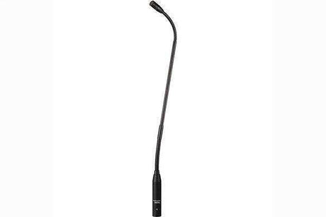 Audio-Technica U857Q Cardioid condenser quick-mount gooseneck microphone with integral power module, phantom power only, 14.37" long - Creation Networks