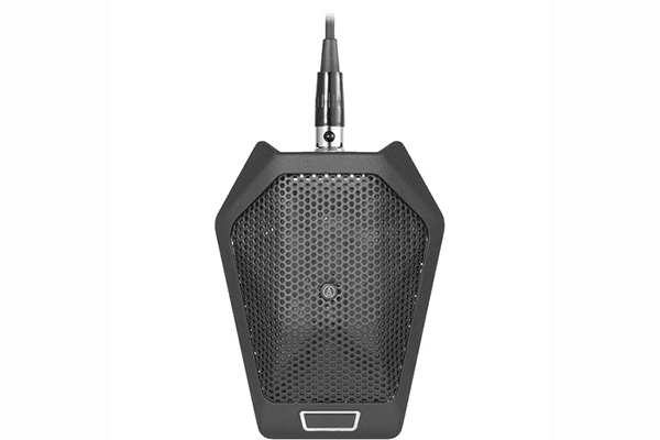 Audio-Technica U891RB Cardioid condenser boundary microphone with switch, RGB LED and integral power module, phantom power only - Creation Networks