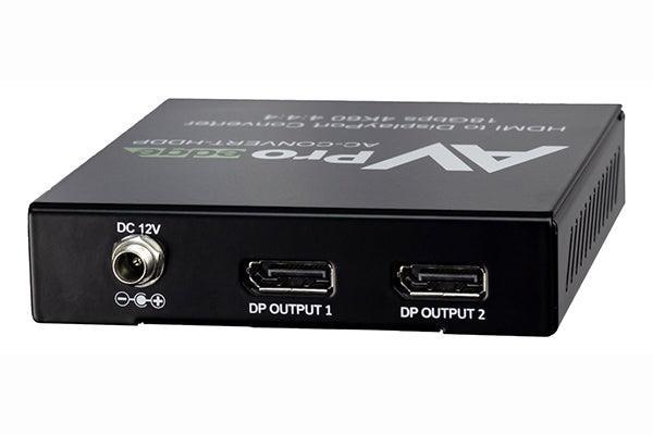 AV Pro Edge AC-CONVERT-HDDP HDMI to DisplayPort Converter and 1x2 Distribution Amplifier - Creation Networks