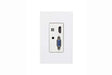 AV Pro Edge AC-CXWP-VGA-T HDMI or VGA Wall Plate Transmitter via HDBaseT - Creation Networks