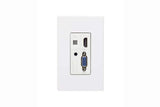 AV Pro Edge AC-CXWP-VGA-T HDMI or VGA Wall Plate Transmitter via HDBaseT - Creation Networks