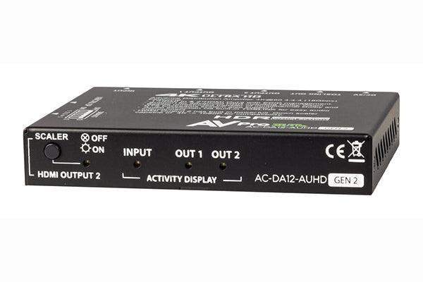 AV Pro Edge AC-DA12-AUHD-GEN2 18Gbps Distribution Amplifier with advanced EDID management, audio extraction & scaling - Creation Networks
