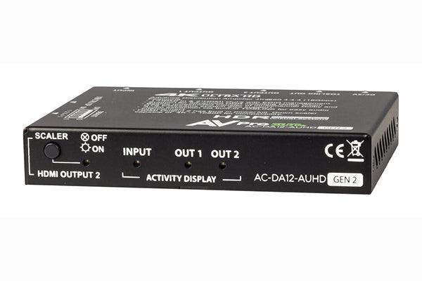 AV Pro Edge AC-DA12-AUHD-GEN2 18Gbps Distribution Amplifier with advanced EDID management, audio extraction & scaling - Creation Networks