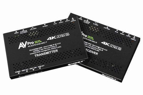 AV Pro Edge AC-EX70-UHD-ARC Ultra Slim 4K HDMI via HDBaseT 70 Meter Extender with Audio Return Channel - Creation Networks