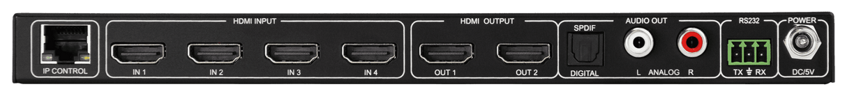 AV Pro Edge AC-MX-42 18Gbps 4K60 4:4:4, 4x2 Matrix & Auto Switch/AVR Bypass - Creation Networks