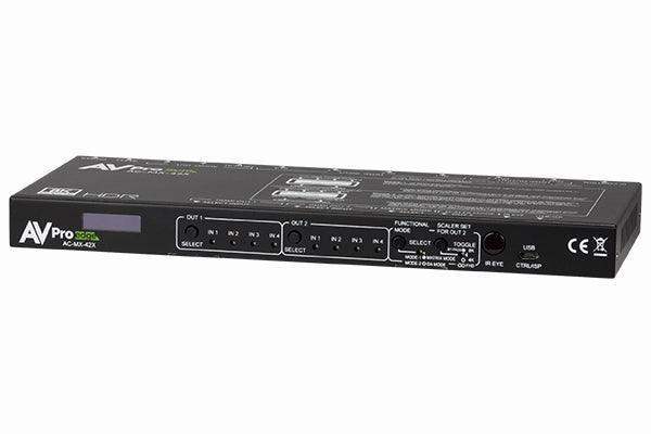 AV Pro Edge AC-MX-42X Four Input by Two Output HDMI Matrix Switcher - Creation Networks