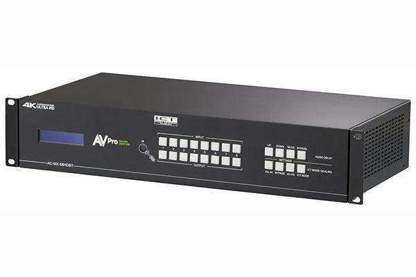 AVPro Edge AC-MX-88HDBT 18Gbps 4K60 4:4:4, 8x8 Matrix with mirrored HD ...