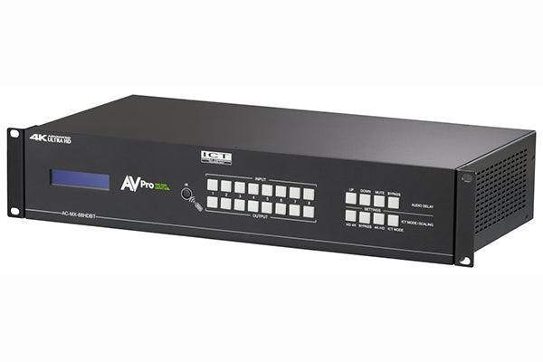 AV Pro Edge AC-MX-88HDBT 18Gbps 4K60 4:4:4, 8x8 Matrix with mirrored HDMI & HDBaseT outputs - Creation Networks