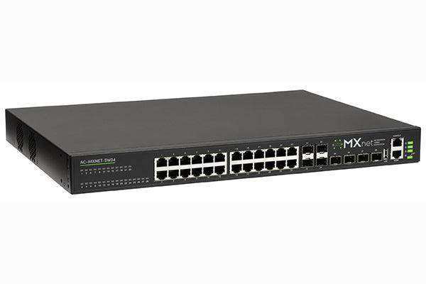 AVPro Edge AC-MXNET-SW24 MXNet 24 Port Network Switch Networking AVPro Edge