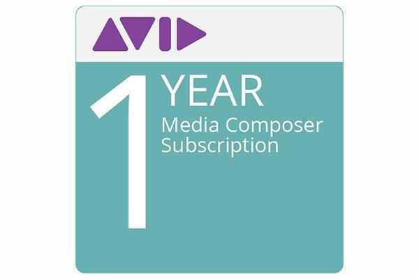 AVID Media Composer 1-Year Subscription NEW - 9938-30115-00 - Creation Networks