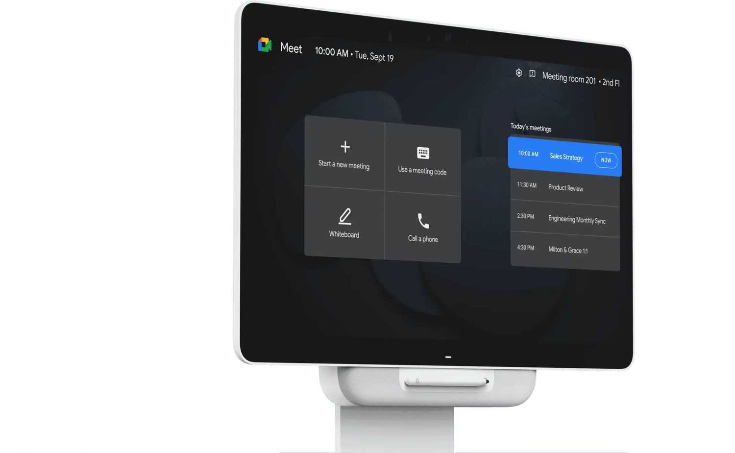 Avocor AVM-2770-NA Google Meet Series One Desk 27 Interactive Display Interactive Displays Avocor
