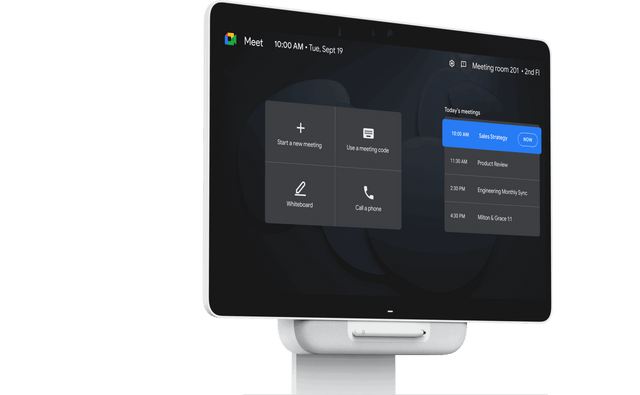 Avocor AVM-2770-NA Google Meet Series One Desk 27 Interactive Display - Creation Networks