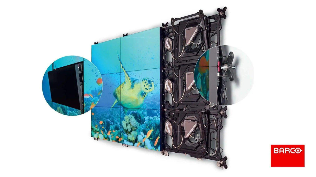 Barco UniSee 500 55” bezel-less tiled LCD video wall platform - R9867601 - Creation Networks