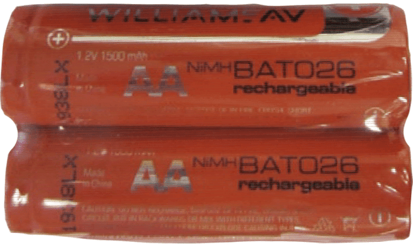 Williams Sound BAT 026-2 Two AA NiMH rechargeable batteries - Creation Networks