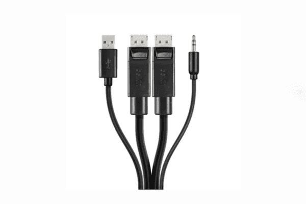 Belkin Dual-Head DisplayPort to DisplayPort KVM Combo Cable - F1D9020B10T - Creation Networks