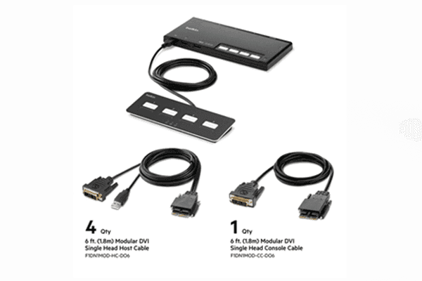 Belkin F1DN104MOD-DD-4 KVM Switchbox - Creation Networks
