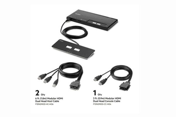 Belkin F1DN202MOD-HH-4 KVM Switchbox - Creation Networks