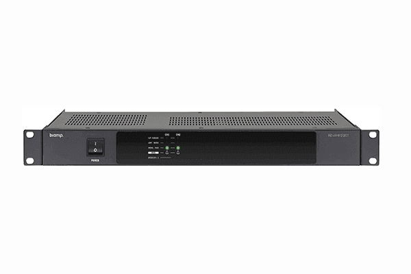 Biamp Commercial REVAMP2120T 2-channel 100V bridgeable digital power amplifier, 2 x 120W - 911.0653.900 - Creation Networks