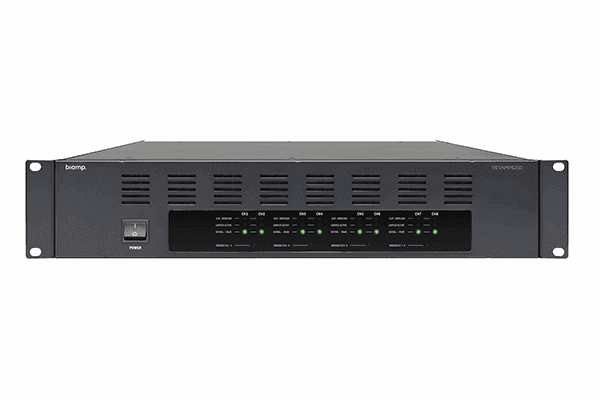 Biamp Commercial REVAMP8250 8-channel bridgeable class D power amplifier, 8 x 250W, 4ohm - 911.0658.900 - Creation Networks