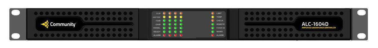 Biamp Community ALC-1604D 4 Channels x 1600W + DSP and Dante Amplified Loudspeaker Controller - 911.1351.900 - Creation Networks